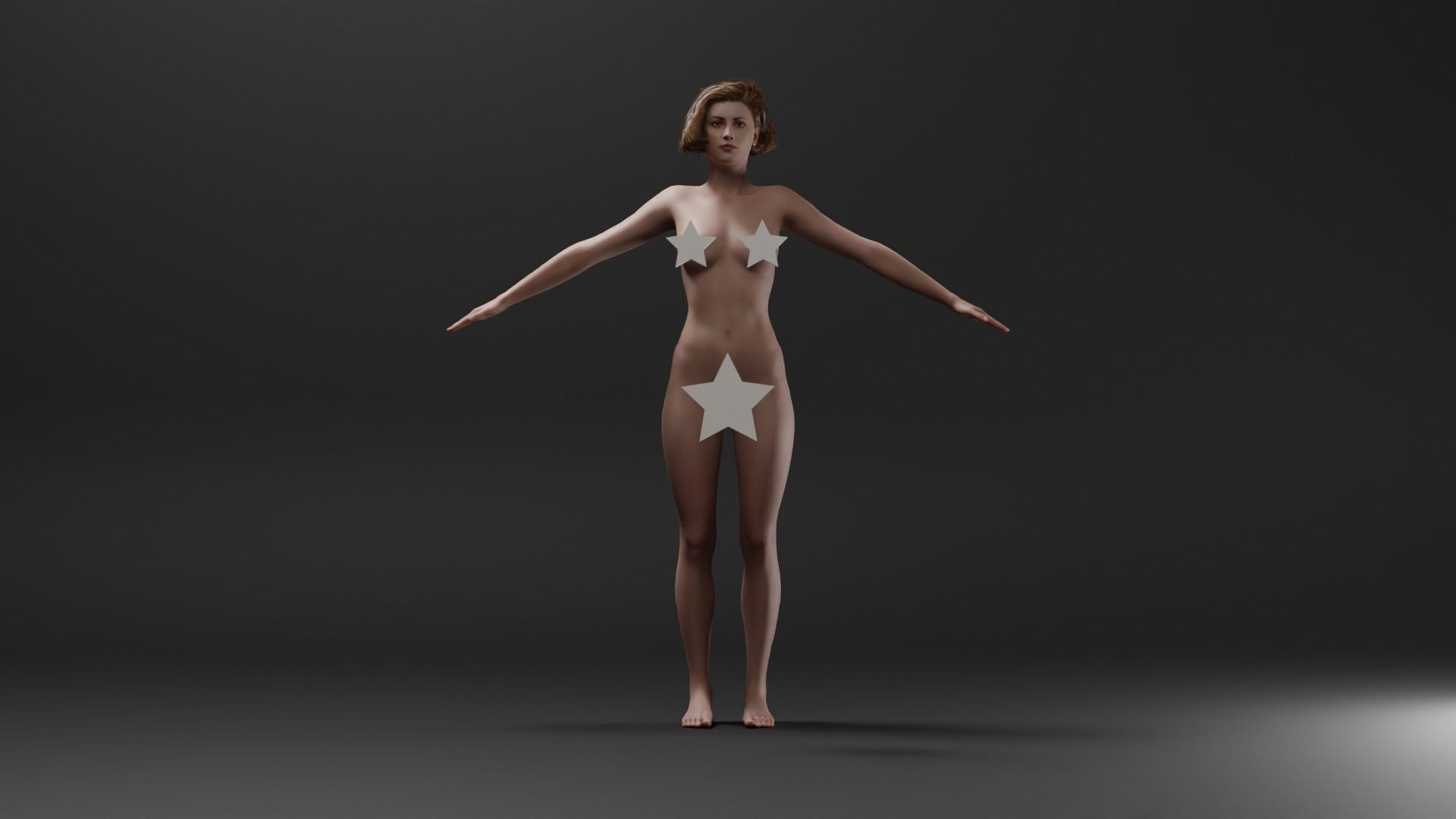 Realistic Female - Dianne 3D model_1