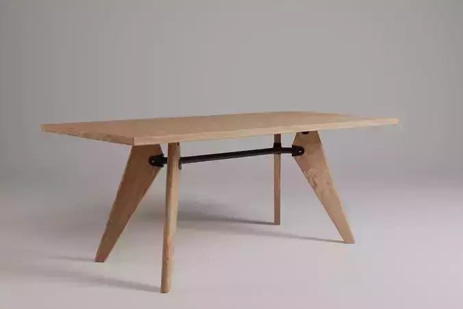 Table SAM Bois by Jean Prouve
