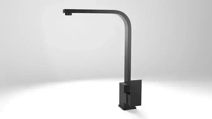 Matt black color kitchen sink tap 