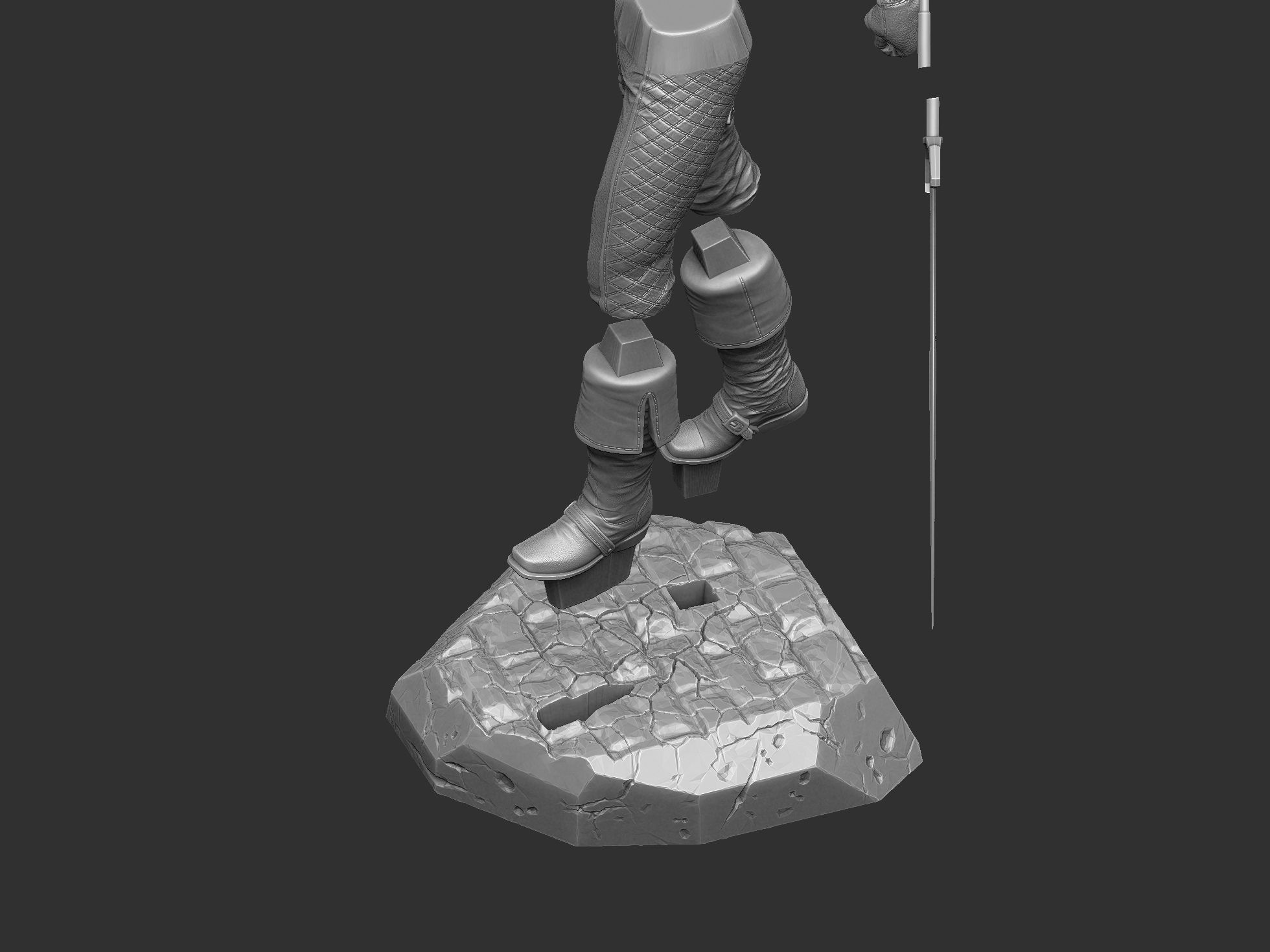 The Witcher Geralt 3 of Rivia for 3D printing STL 3D print model_17