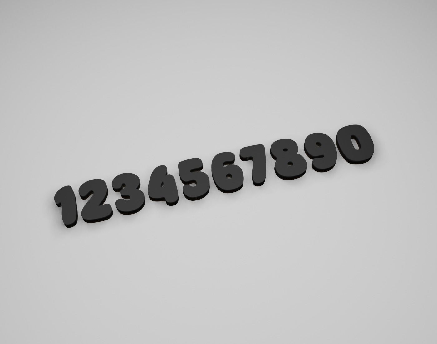 SuperFoods Text Font 3D Printing STL Collection 3D print model_3
