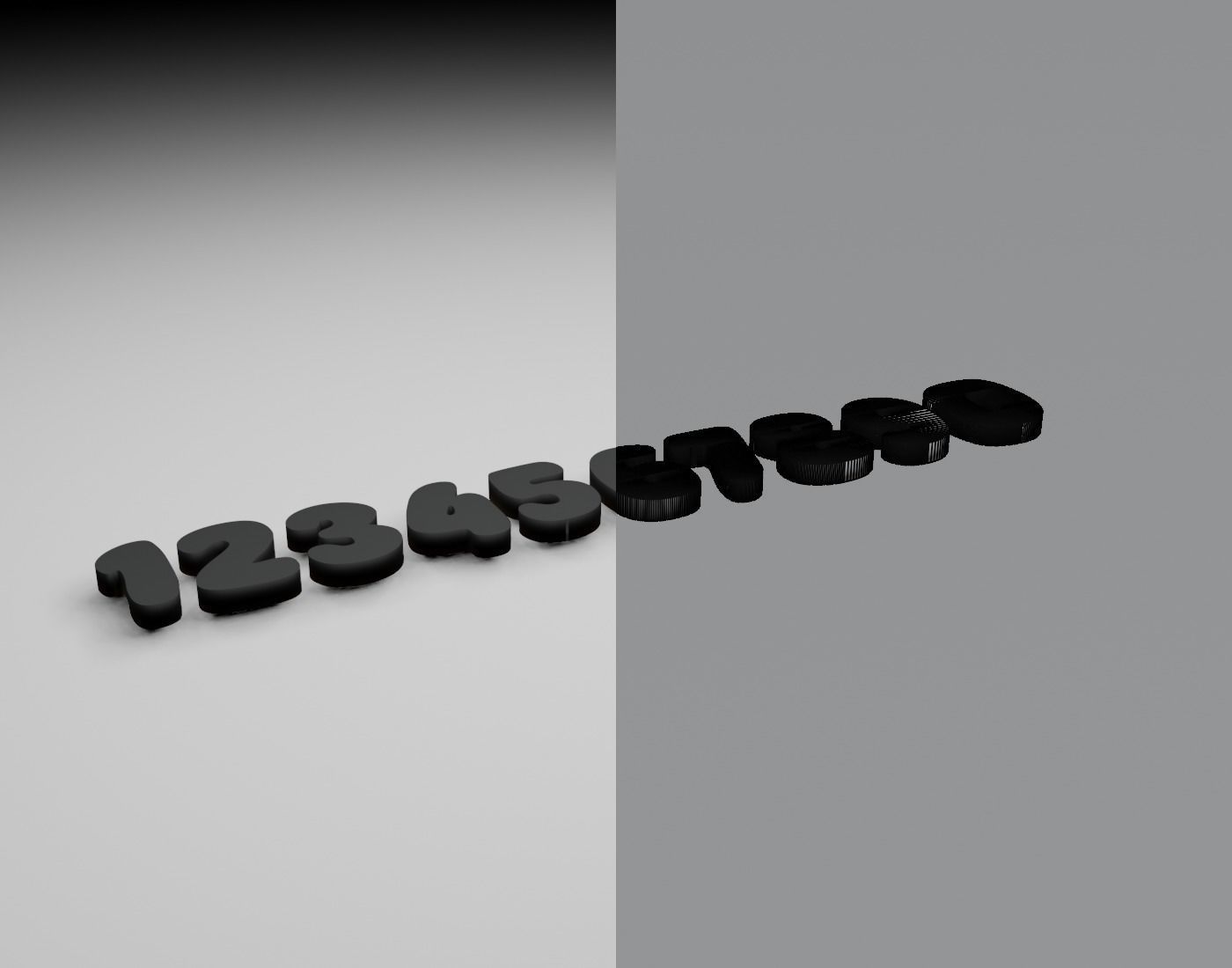 SuperFoods Text Font 3D Printing STL Collection 3D print model_10