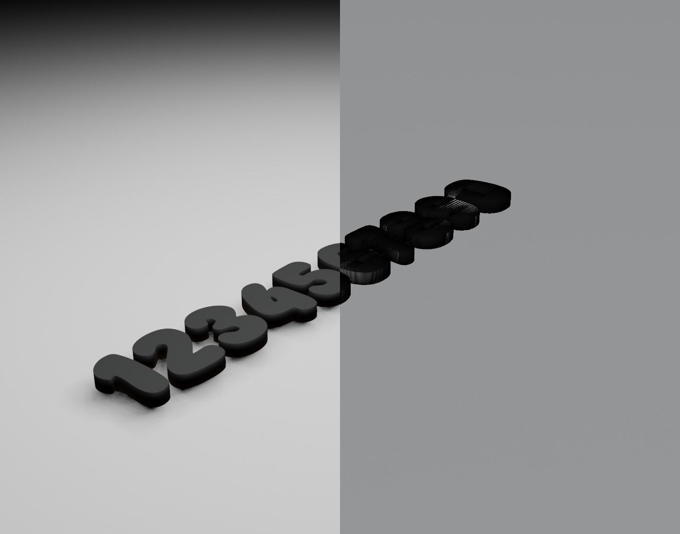 SuperFoods Text Font 3D Printing STL Collection 3D print model_14