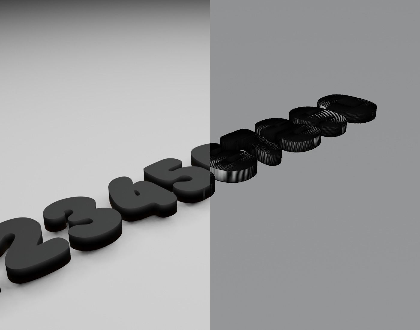 SuperFoods Text Font 3D Printing STL Collection 3D print model_9