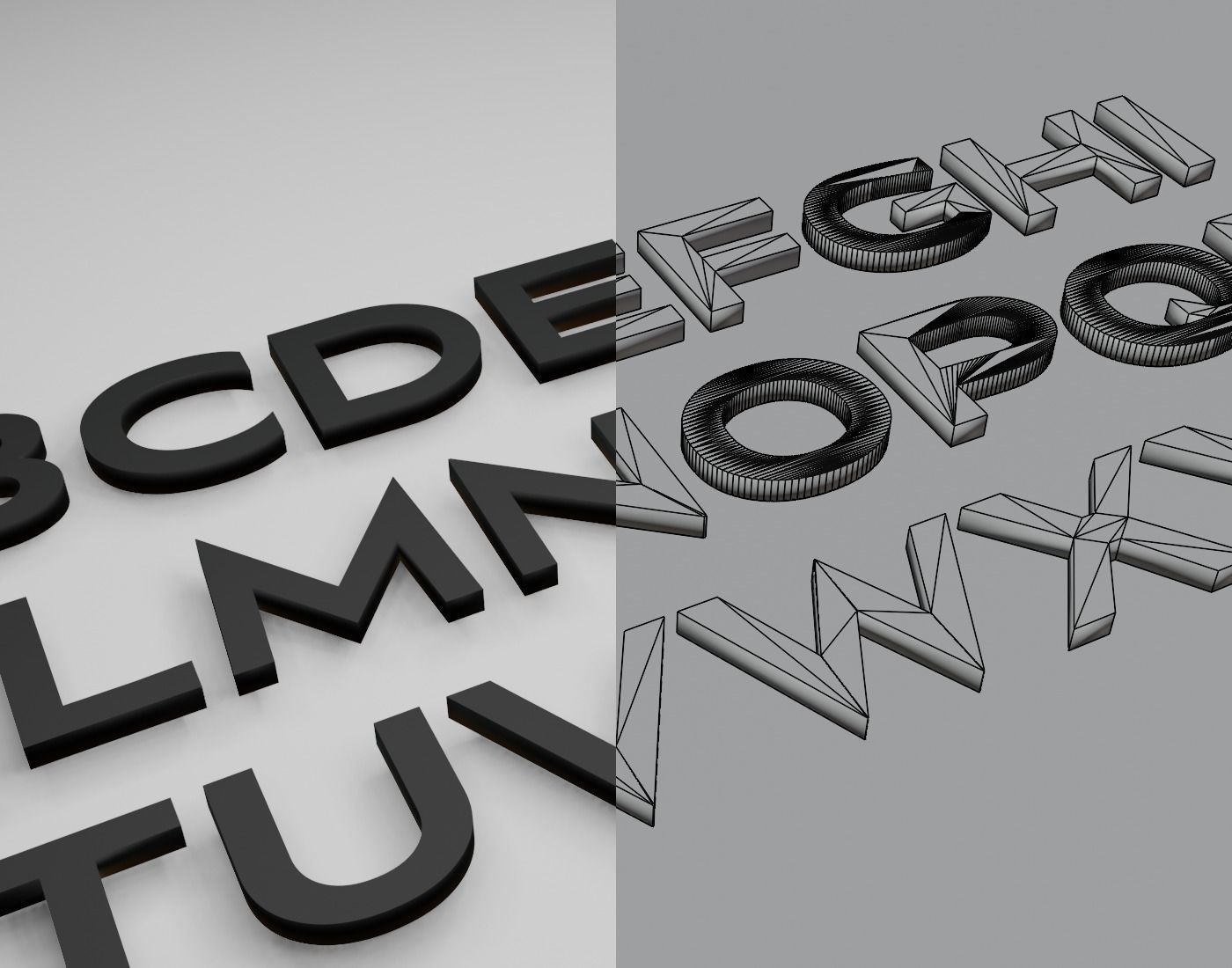 Nesathoberyl Text Font 3D Printing STL Collection 3D print model_8