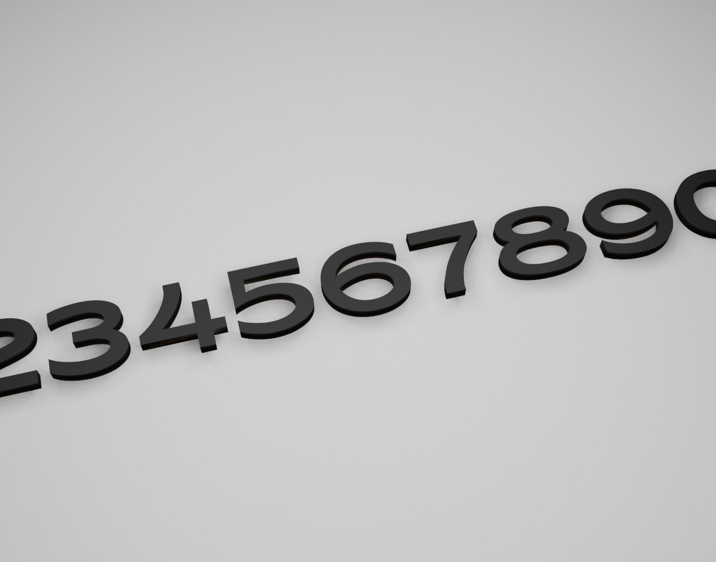 Nesathoberyl Text Font 3D Printing STL Collection 3D print model_3