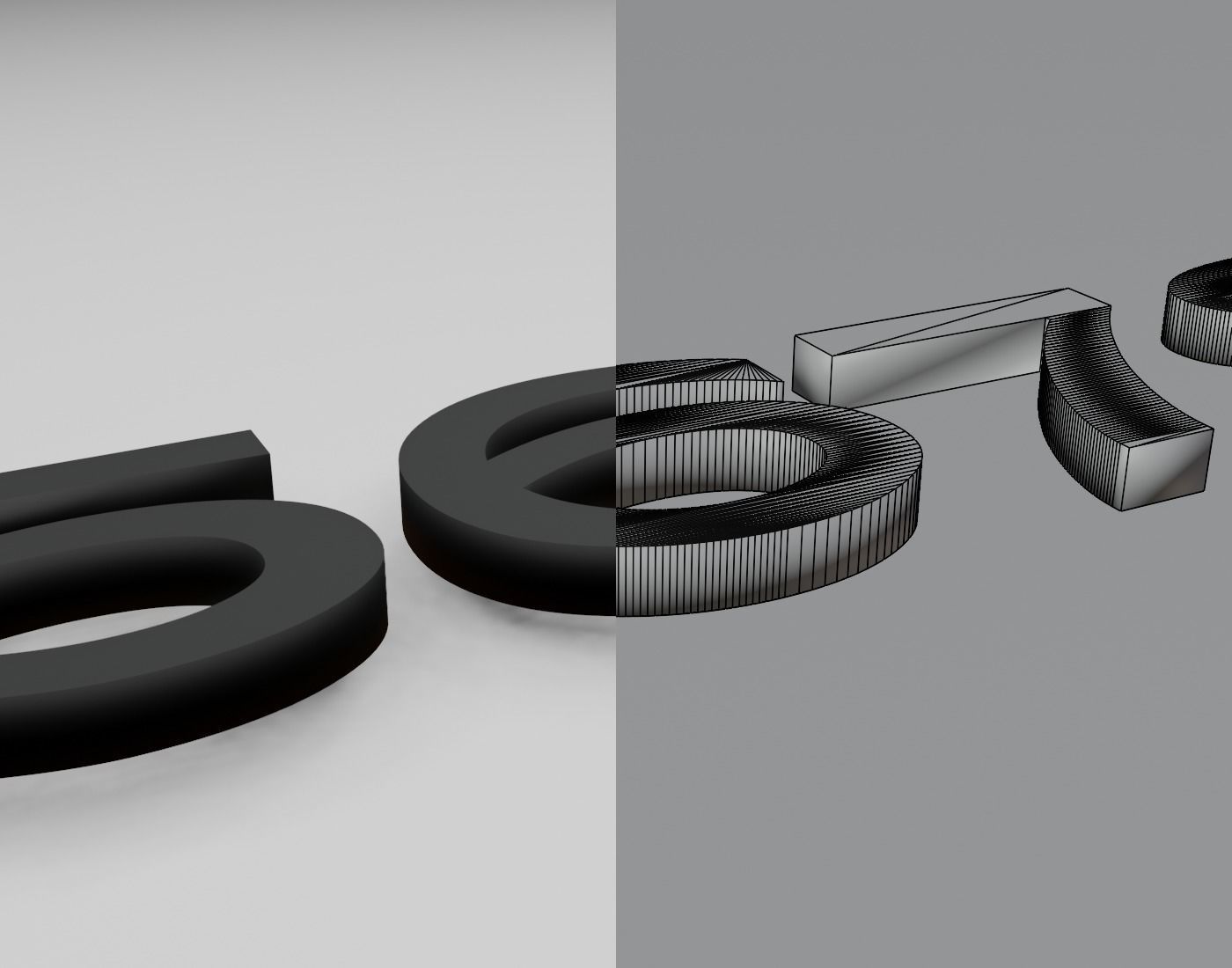 Nesathoberyl Text Font 3D Printing STL Collection 3D print model_6