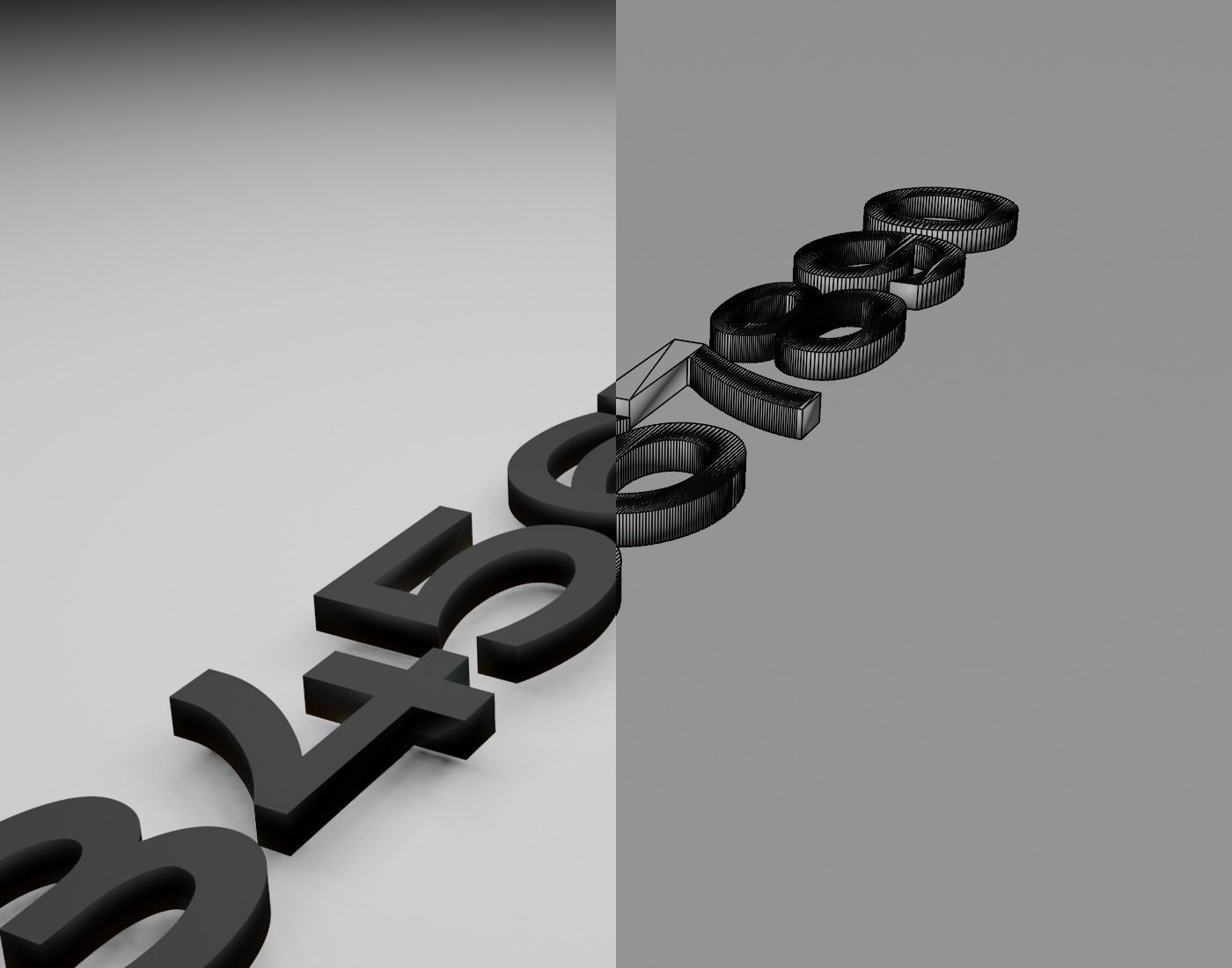 Nesathoberyl Text Font 3D Printing STL Collection 3D print model_11