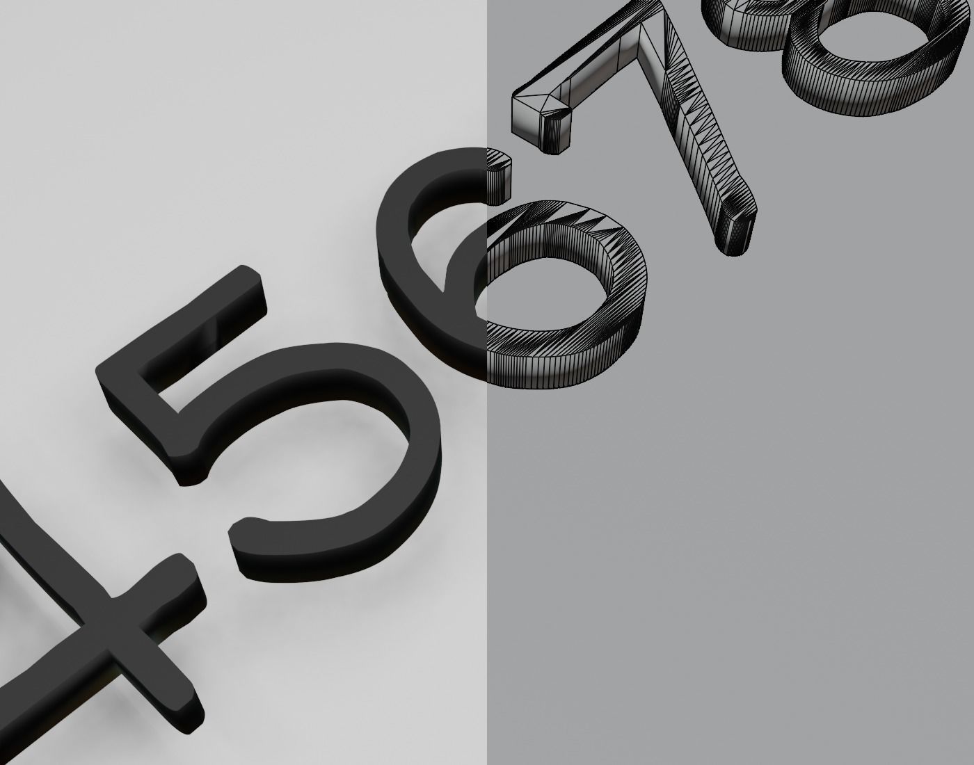 Ronysiswadi15 Text Font 3D Printing STL Collection 3D print model_4