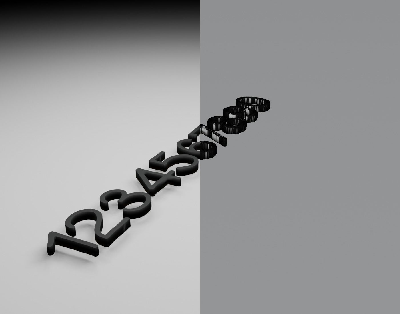 Ronysiswadi15 Text Font 3D Printing STL Collection 3D print model_15