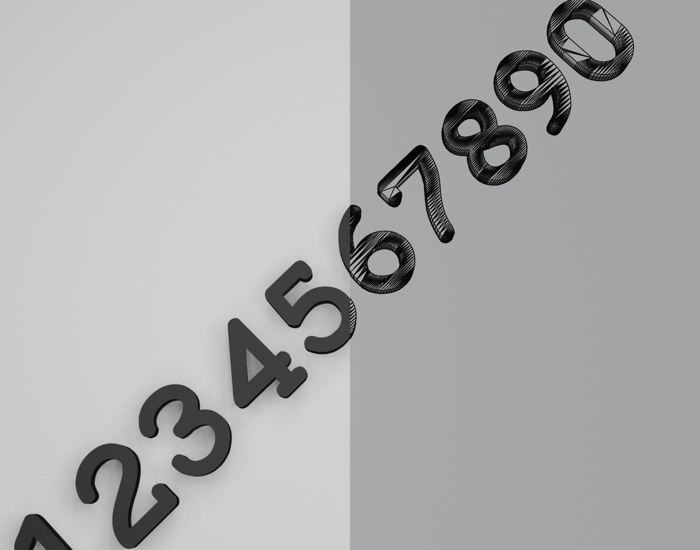 Ronysiswadi9Bold Text Font 3D Printing STL Collection 3D print model_5