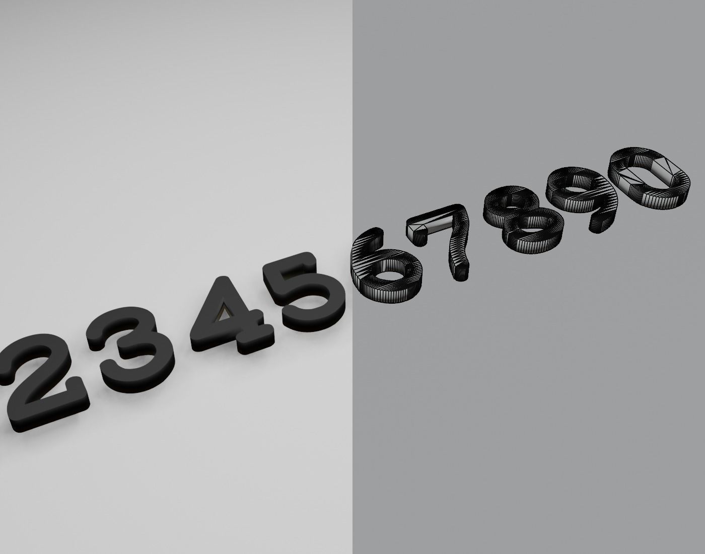 Ronysiswadi9Bold Text Font 3D Printing STL Collection 3D print model_8