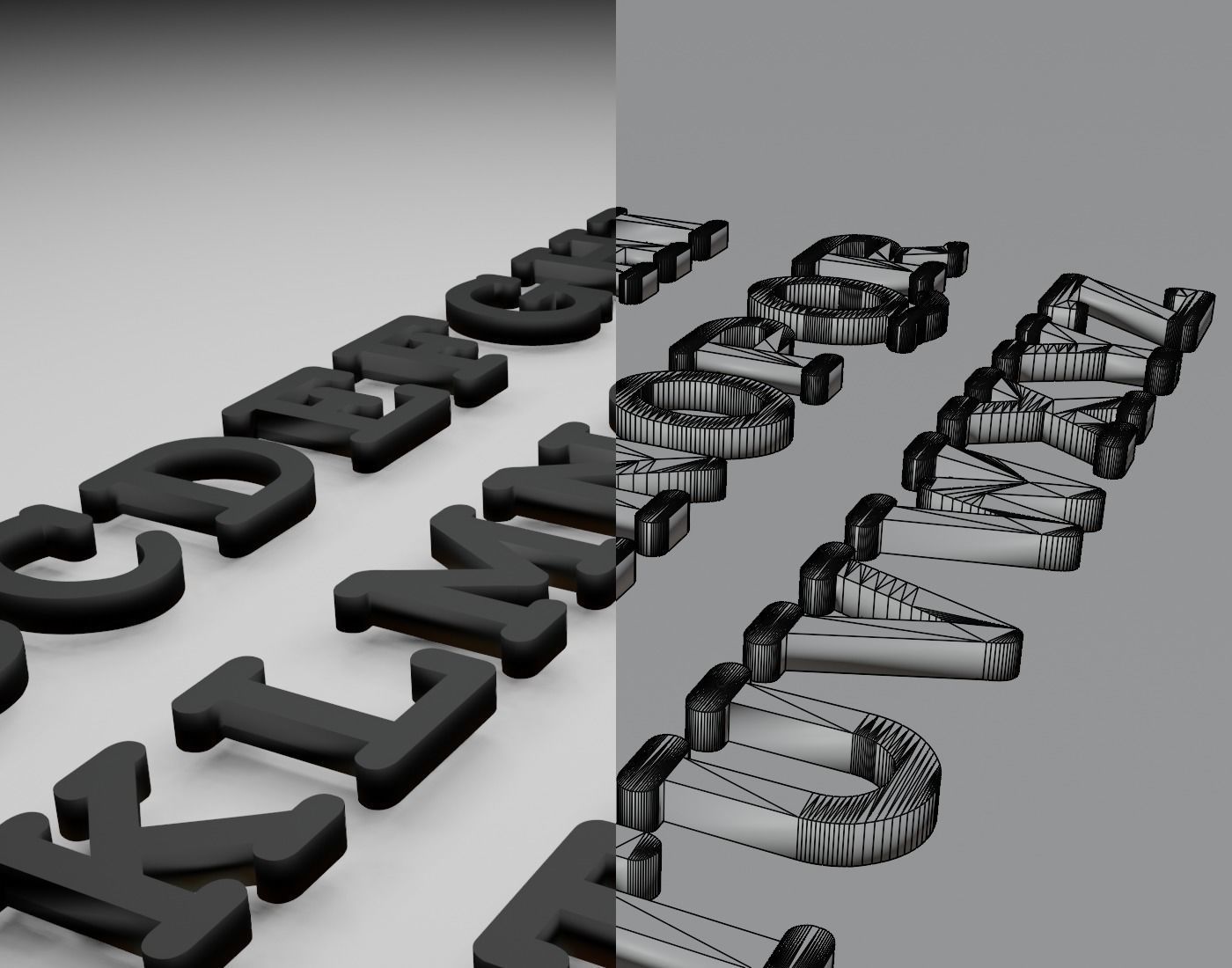 Ronysiswadi9Bold Text Font 3D Printing STL Collection 3D print model_11