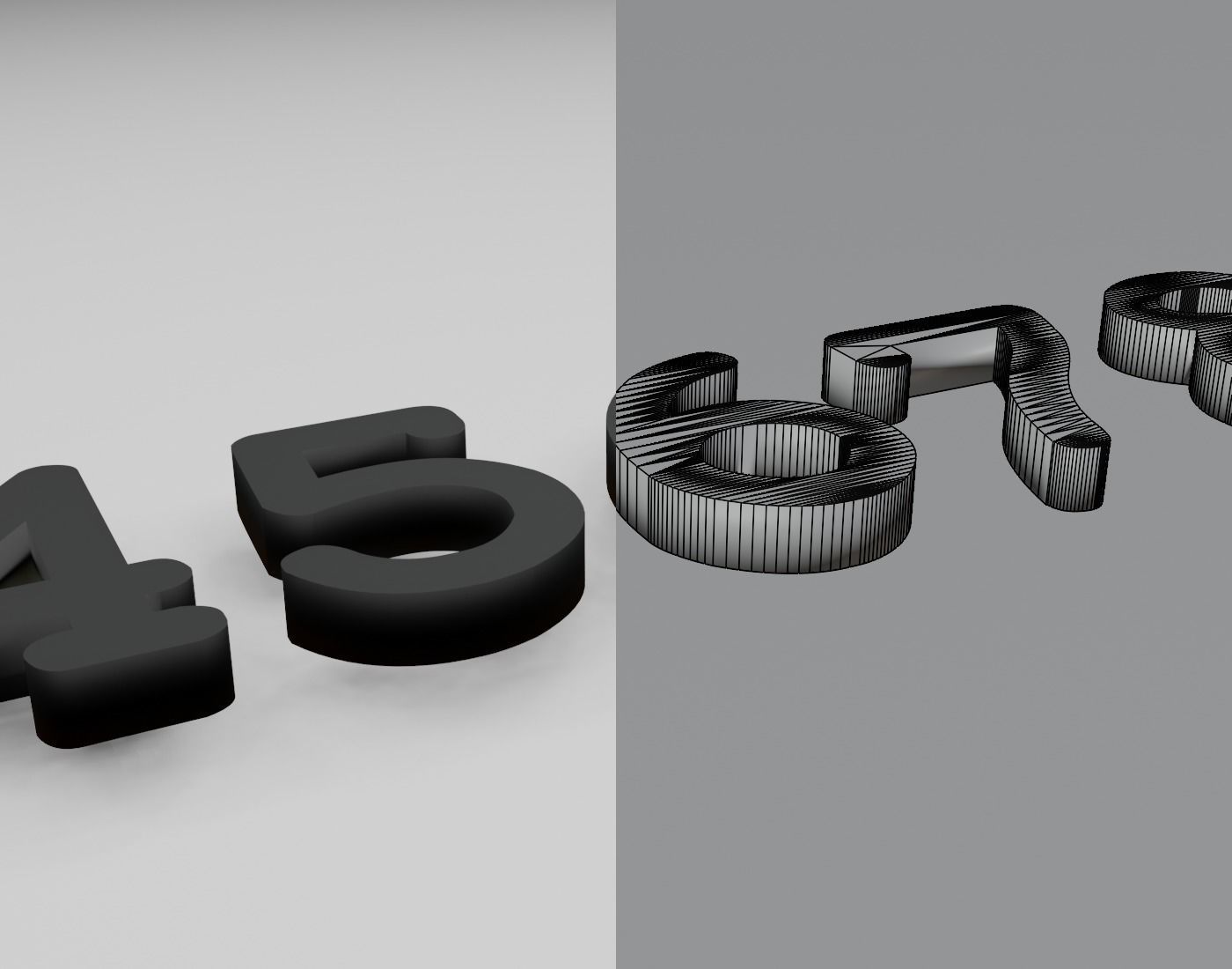 Ronysiswadi9Bold Text Font 3D Printing STL Collection 3D print model_6