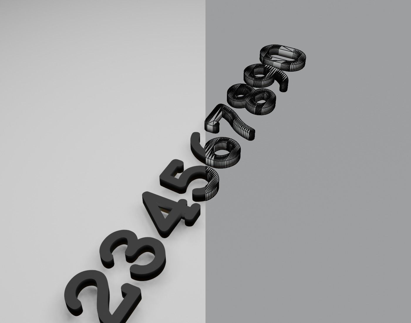 Ronysiswadi9Bold Text Font 3D Printing STL Collection 3D print model_12