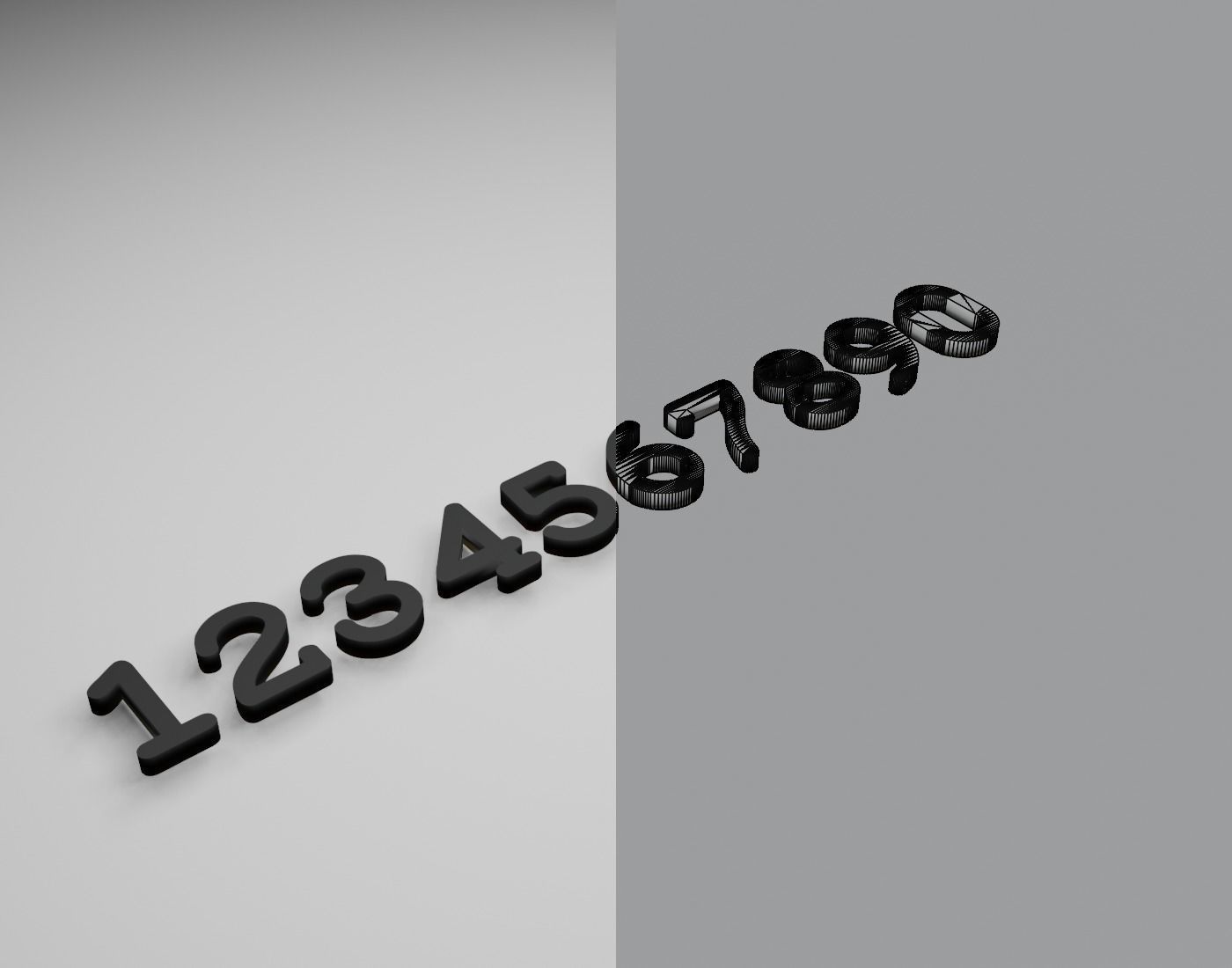 Ronysiswadi9Bold Text Font 3D Printing STL Collection 3D print model_13