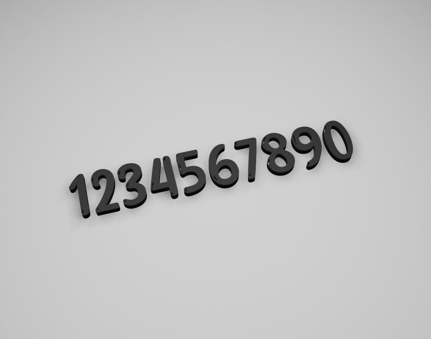 SunnyspellsRegular Text Font 3D Printing STL Collection 3D print model_3