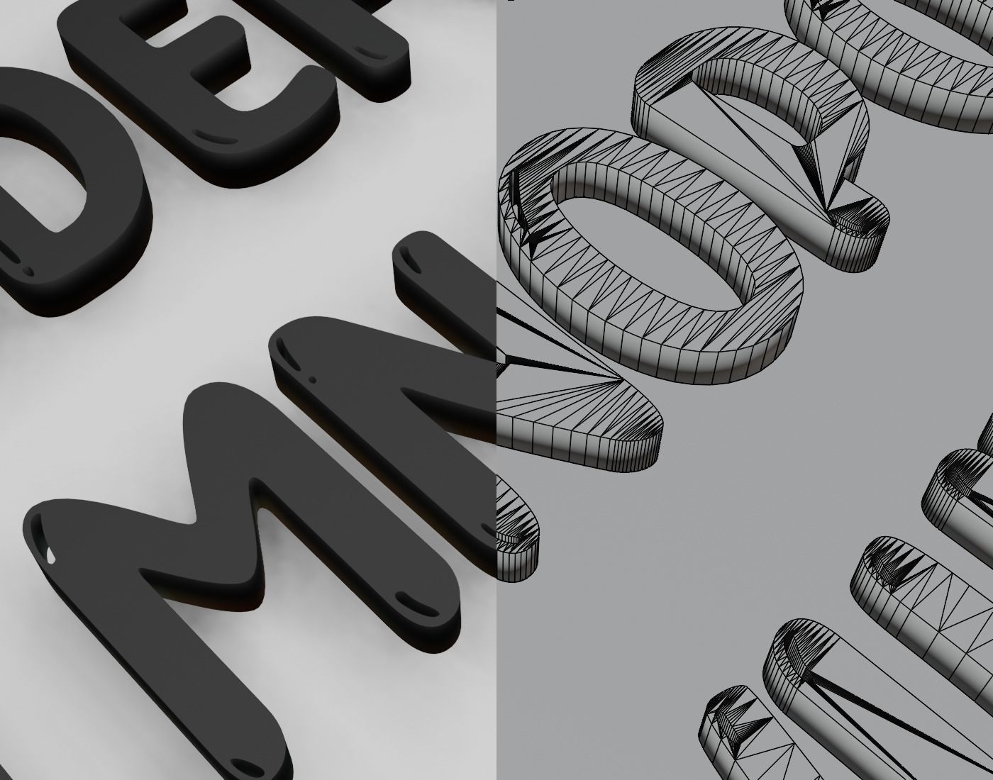 SunnyspellsRegular Text Font 3D Printing STL Collection 3D print model_4