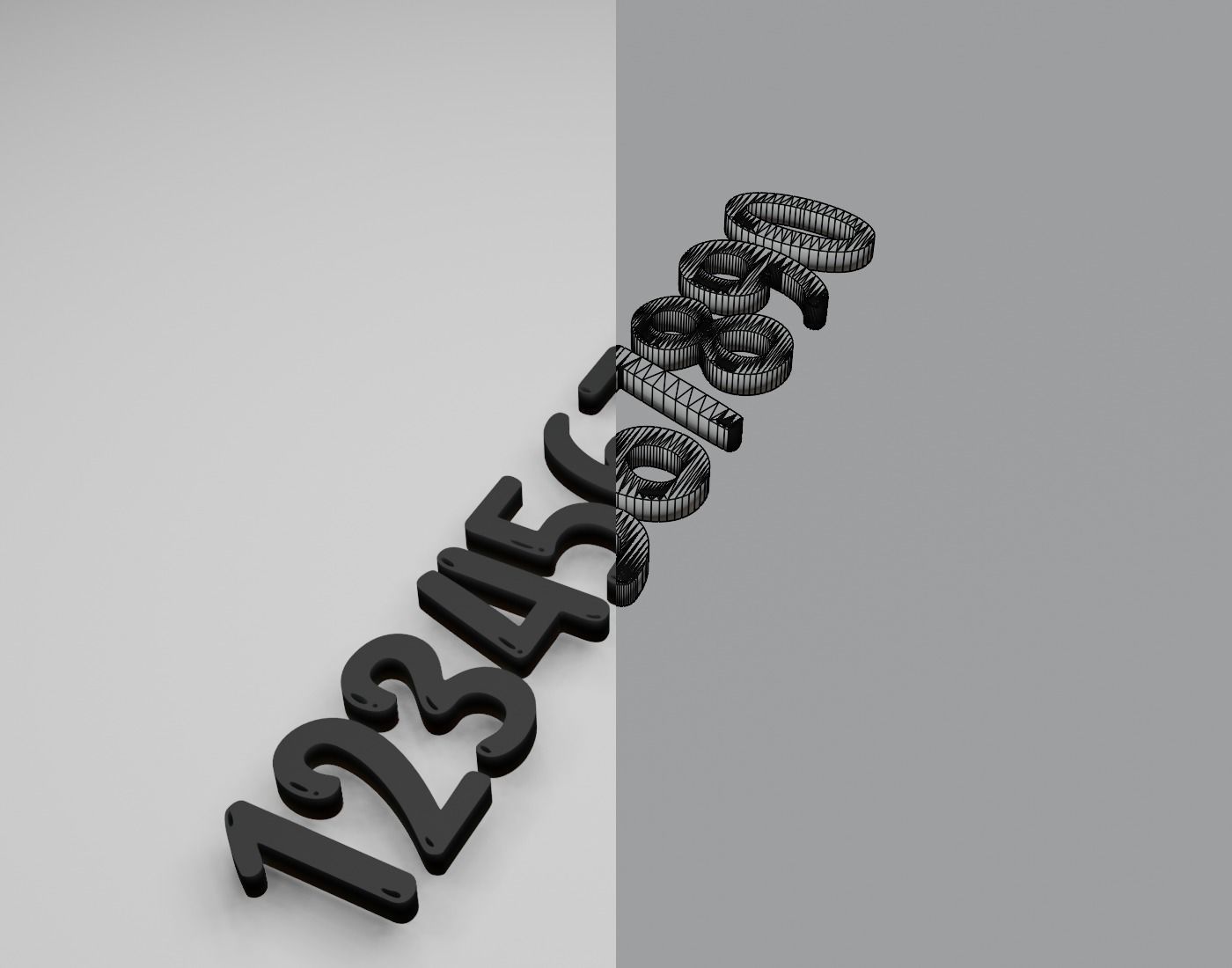 SunnyspellsRegular Text Font 3D Printing STL Collection 3D print model_12