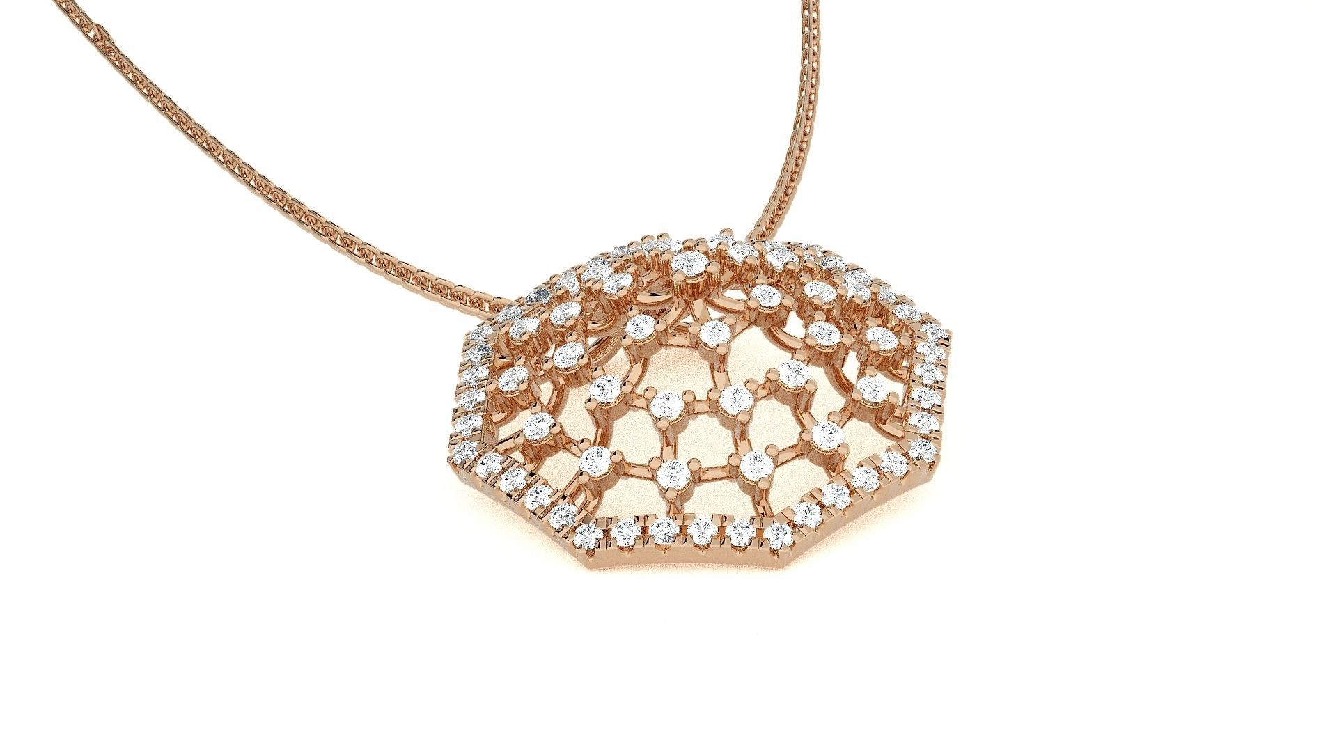 Spiders Web Light wt Pendant Earrings Set 3dm stl obj mtl gltf 3D print model_8