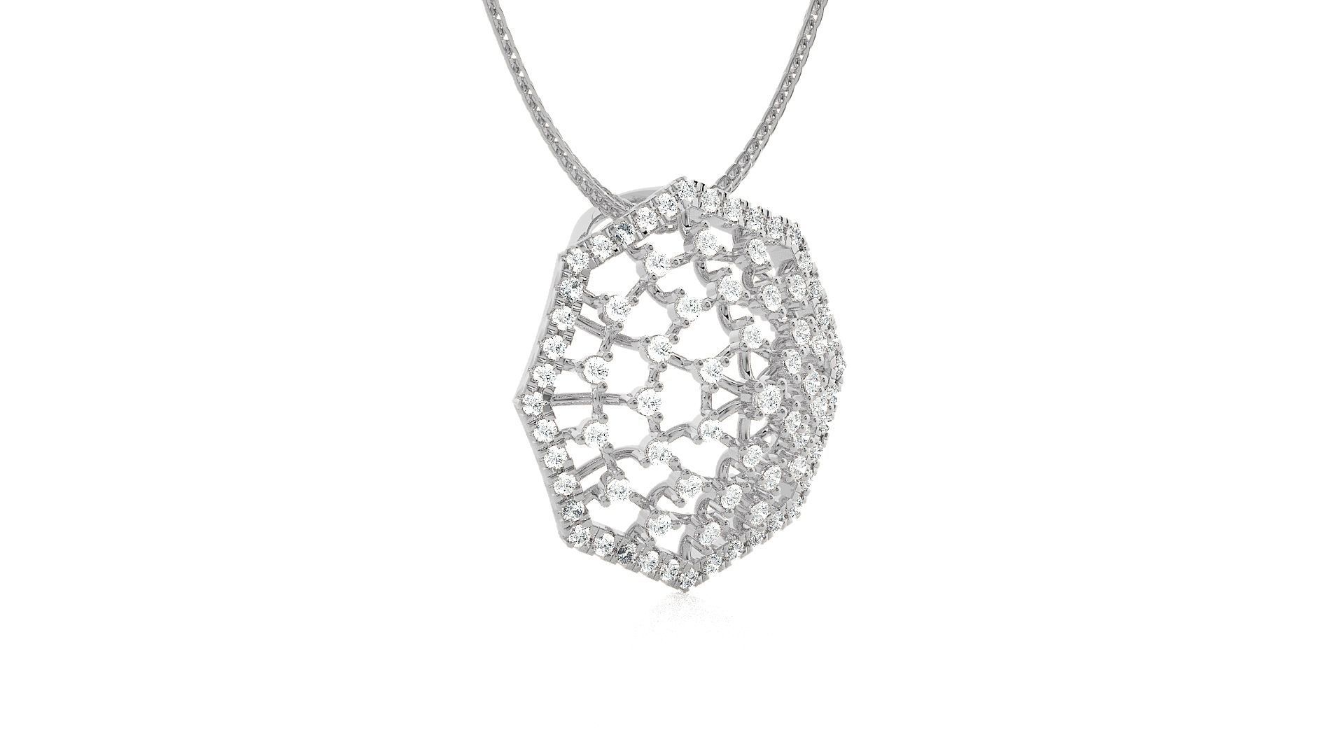 Spiders Web Light wt Pendant Earrings Set 3dm stl obj mtl gltf 3D print model_12