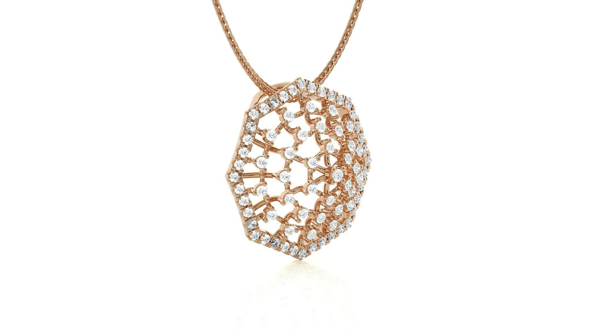 Spiders Web Light wt Pendant Earrings Set 3dm stl obj mtl gltf 3D print model_3