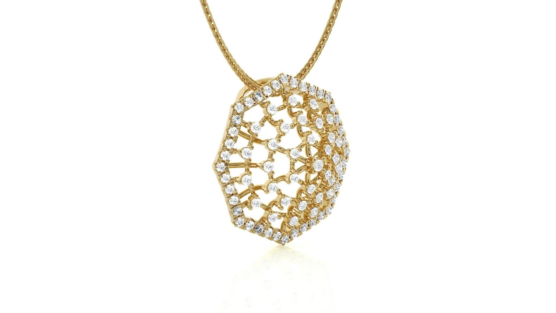 Spiders Web Light wt Pendant Earrings Set 3dm stl obj mtl gltf 3D print model_20