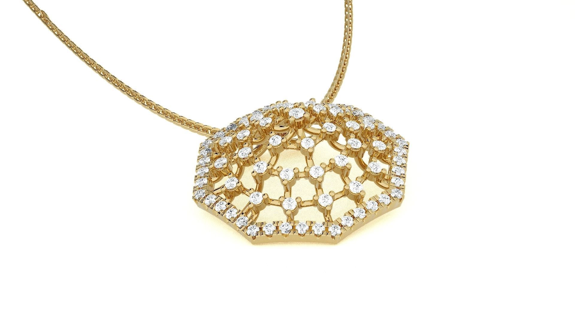 Spiders Web Light wt Pendant Earrings Set 3dm stl obj mtl gltf 3D print model_24