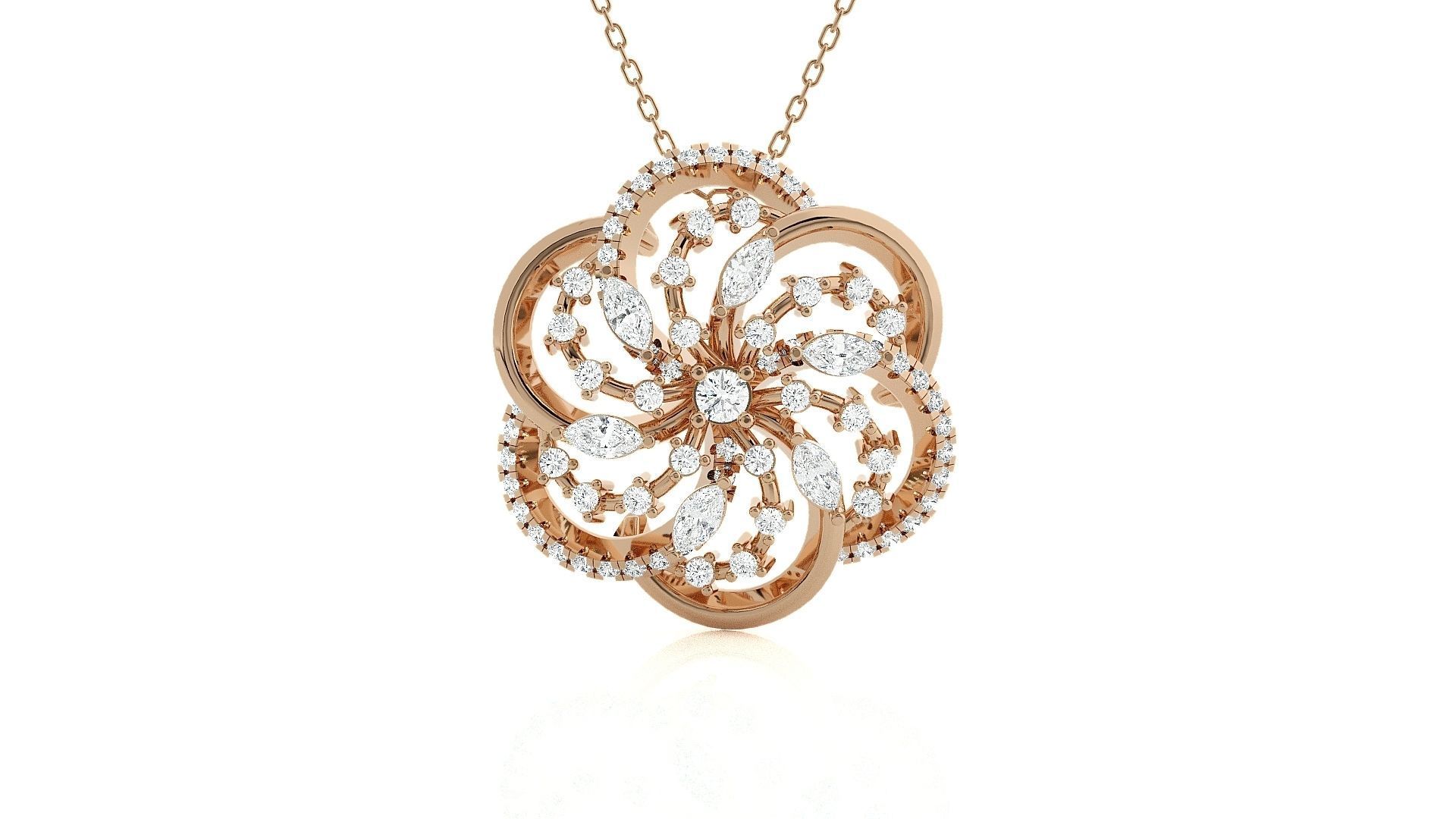 Wire Mesh High Jewelry Pendant Earrings Set 3dm stl obj mtl gltf 3D print model_1