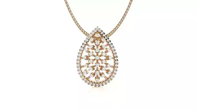 Wire Mesh High Jewelry Pendant Earrings Set 3dm stl obj mtl 