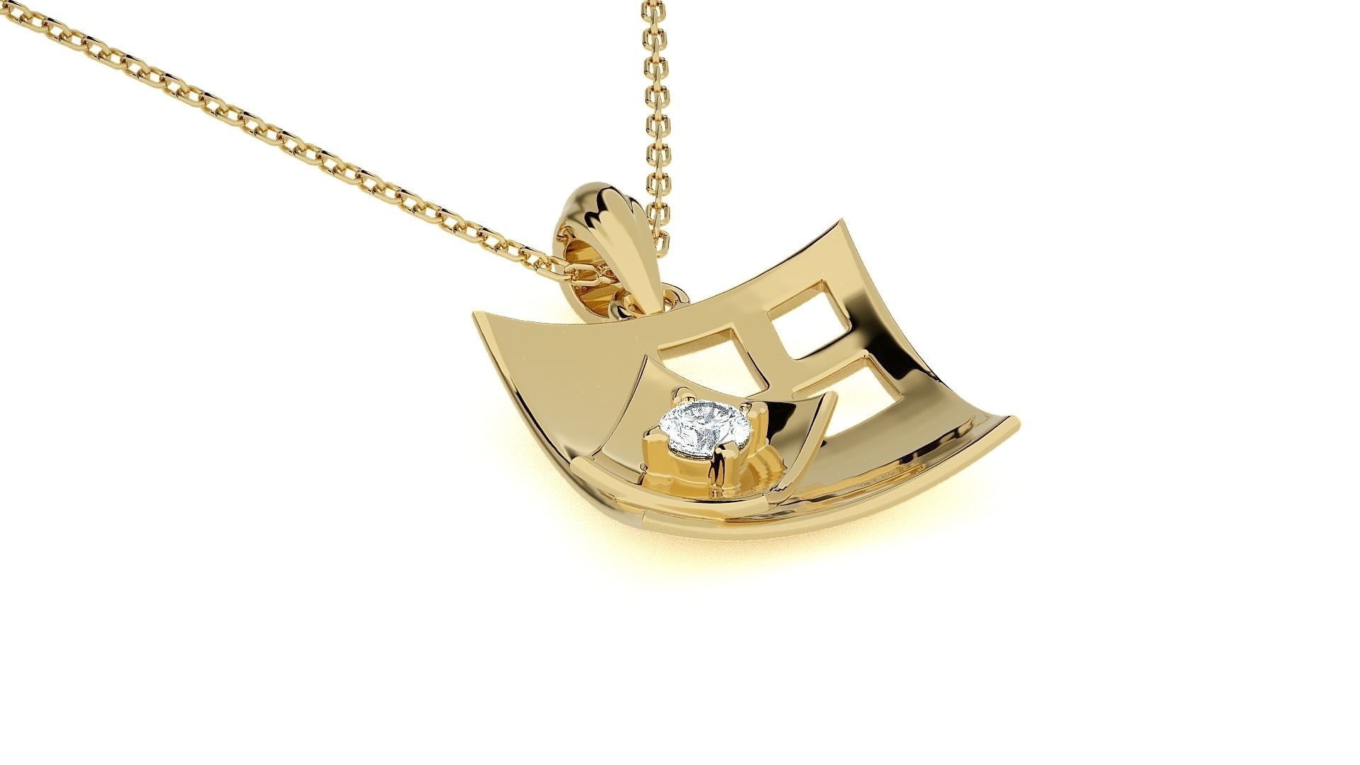 Flowers Light wt Pendant Earrings Set 3dm stl renders details 3D print model_22