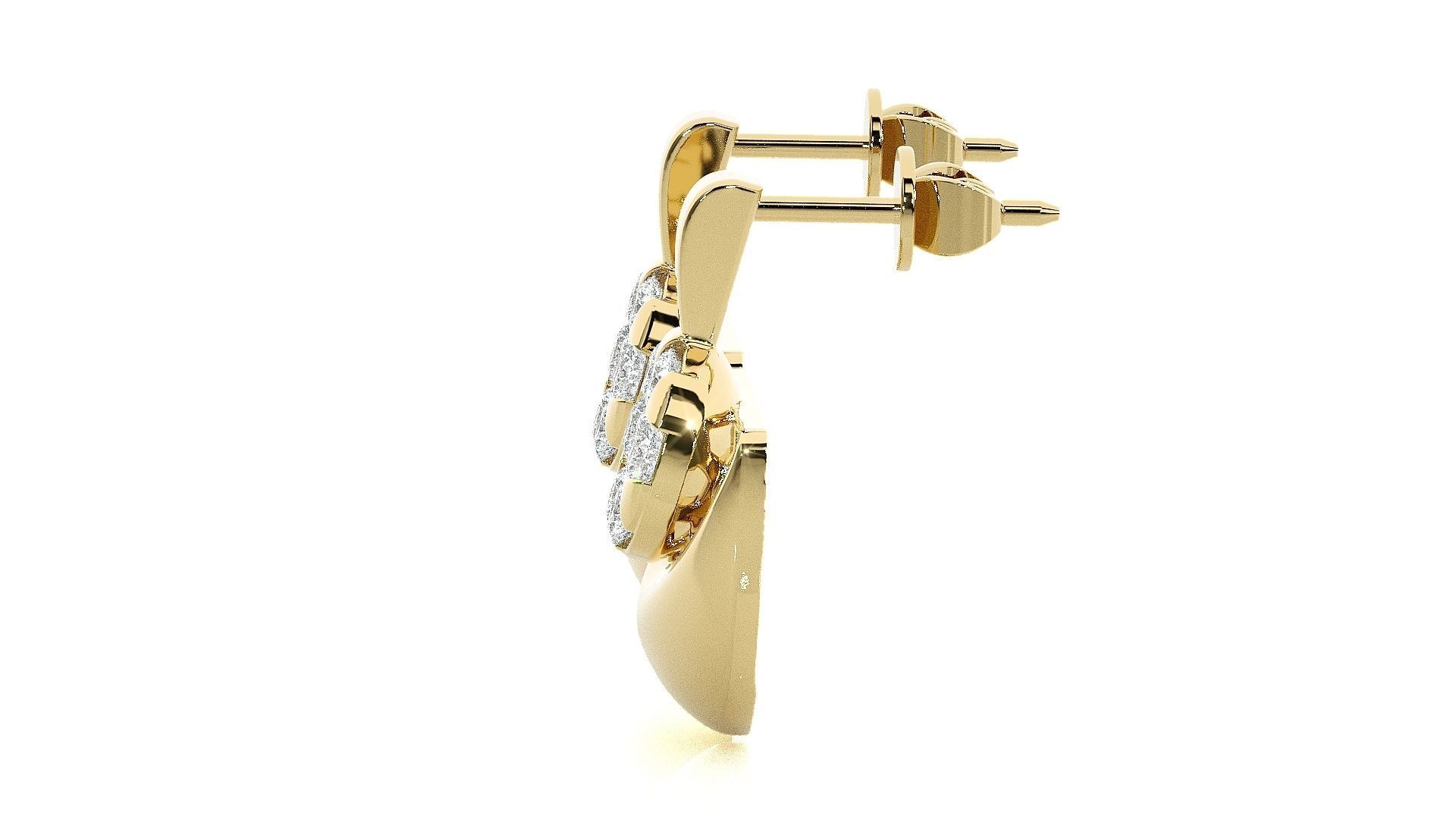 Light wt Pendant Earrings Set 3dm stl renders details 3D print model_57