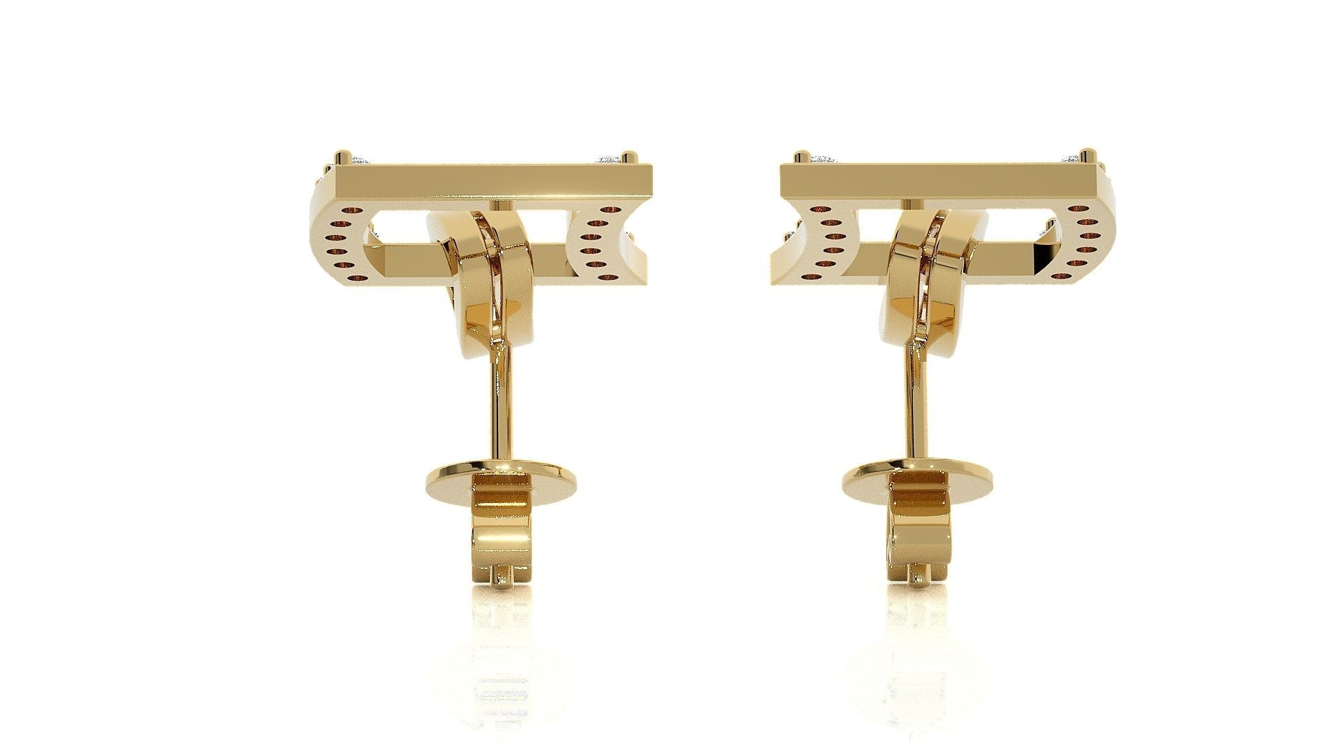 Light wt Pendant Earrings Set 3dm stl obj mtl gltf glb renders 3D print model_21