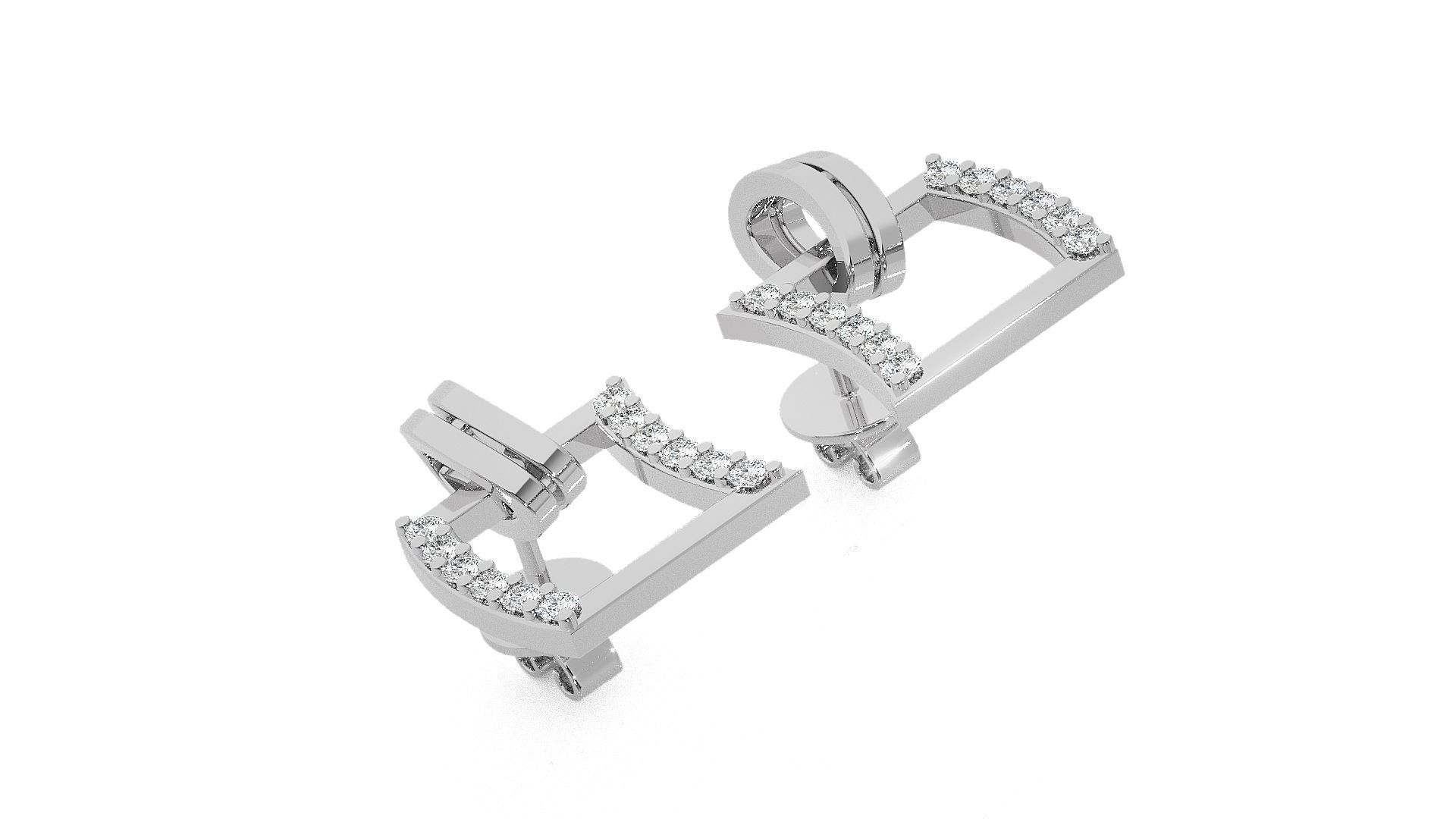 Light wt Pendant Earrings Set 3dm stl obj mtl gltf glb renders 3D print model_13