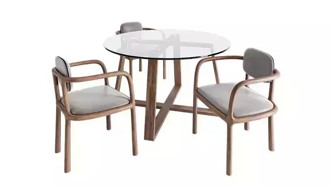 Trastevere dining table and Roma dining chair