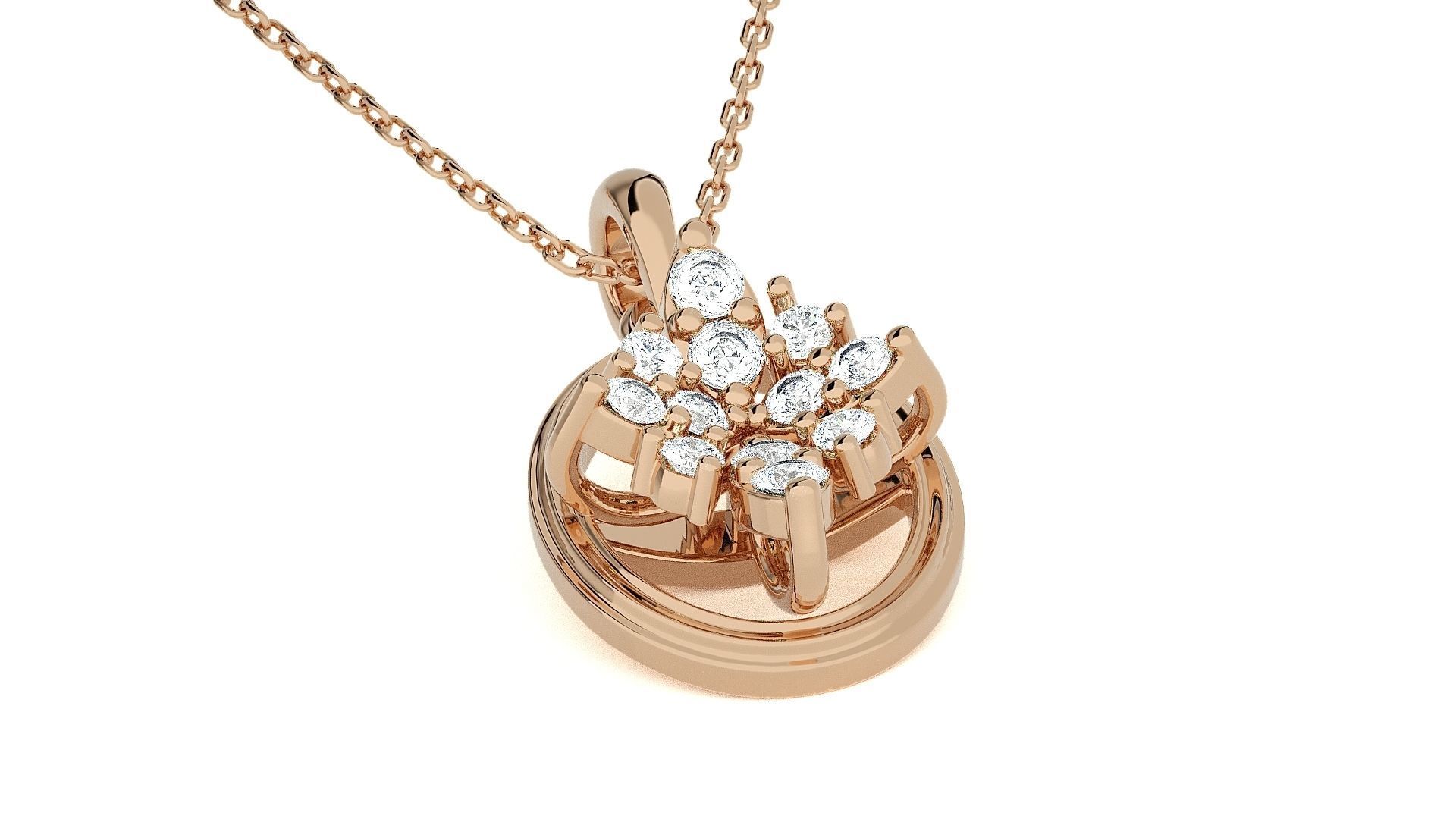 Light wt Pendant Earrings Set 3dm stl obj mtl gltf glb renders  3D print model_9