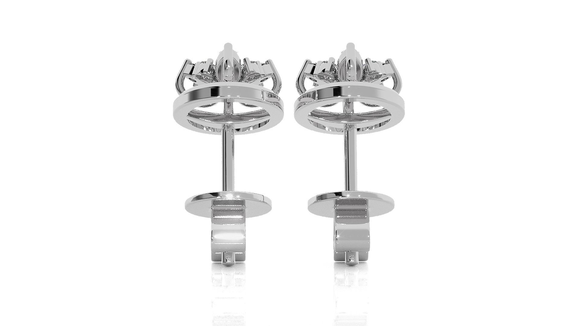 Light wt Pendant Earrings Set 3dm stl obj mtl gltf glb renders  3D print model_14