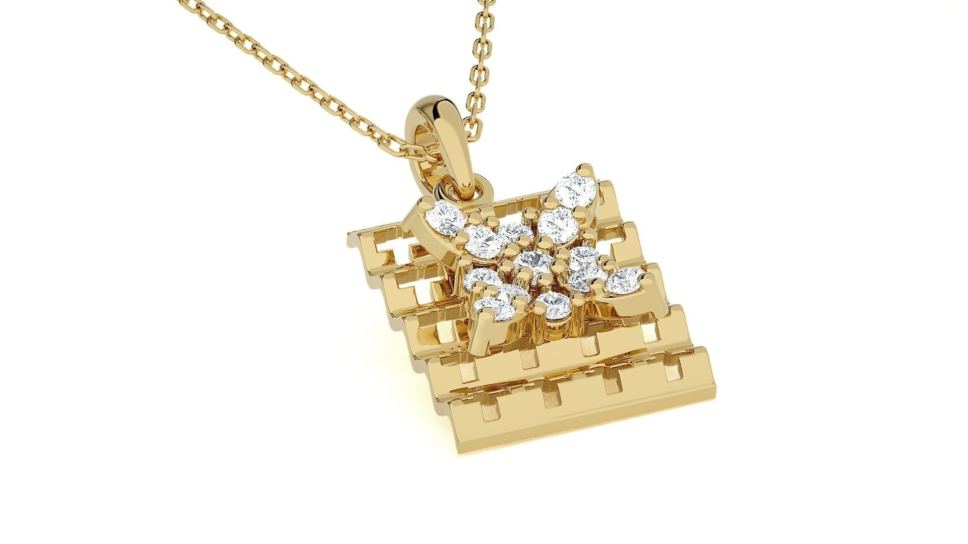 Light wt Pendant Earrings Set 3dm stl obj mtl gltf glb renders 3D print model_26