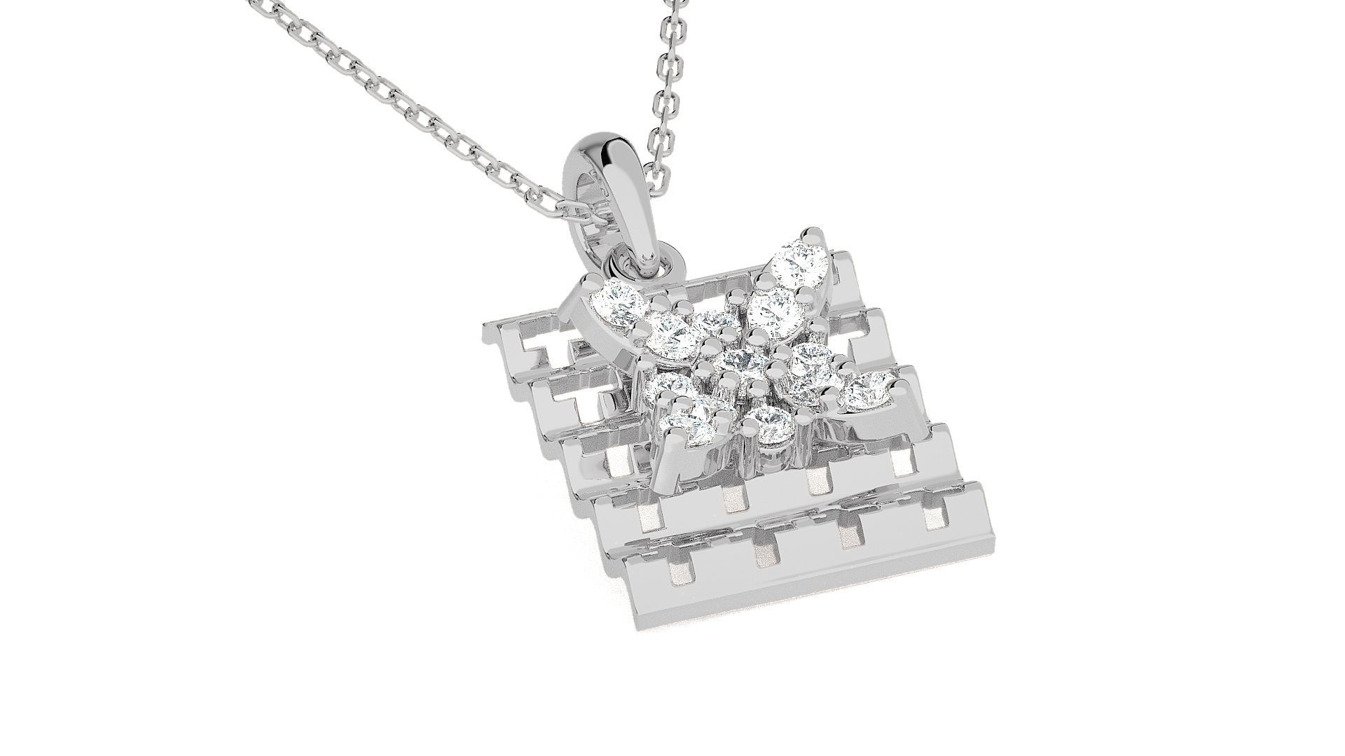 Light wt Pendant Earrings Set 3dm stl obj mtl gltf glb renders 3D print model_17