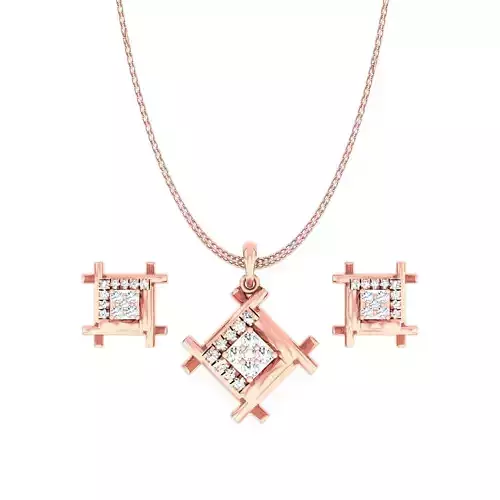 Light wt Pendant Earrings Set 3dm stl obj mtl gltf glb renders 