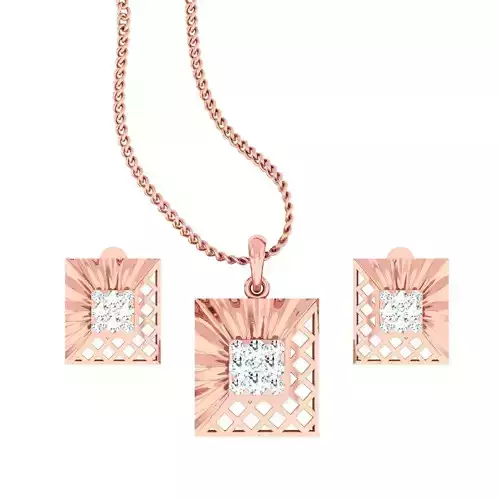 Light wt Pendant Earrings Set 3dm stl obj mtl gltf glb renders 
