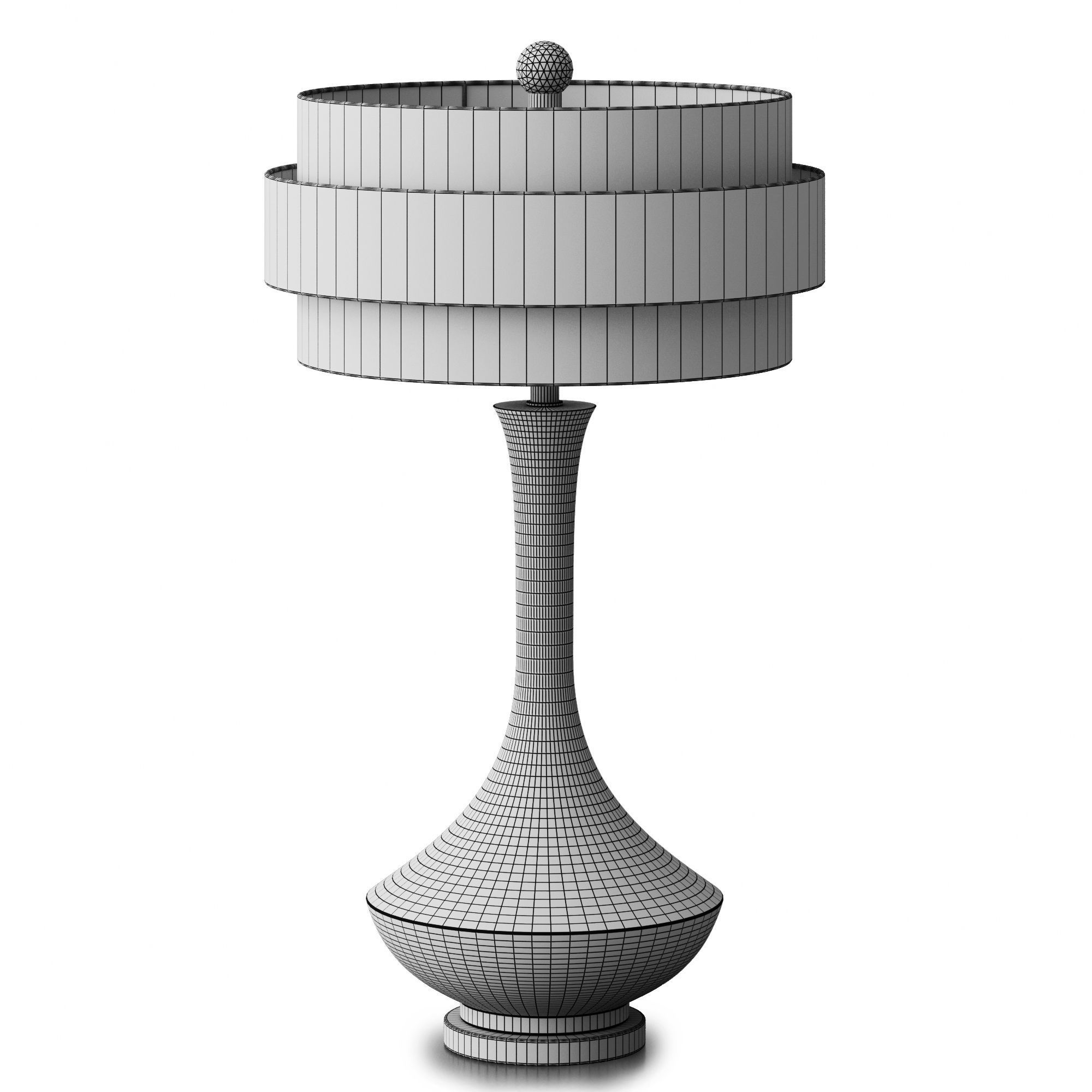 Table lamp Louvre Home Richard 3D model_6