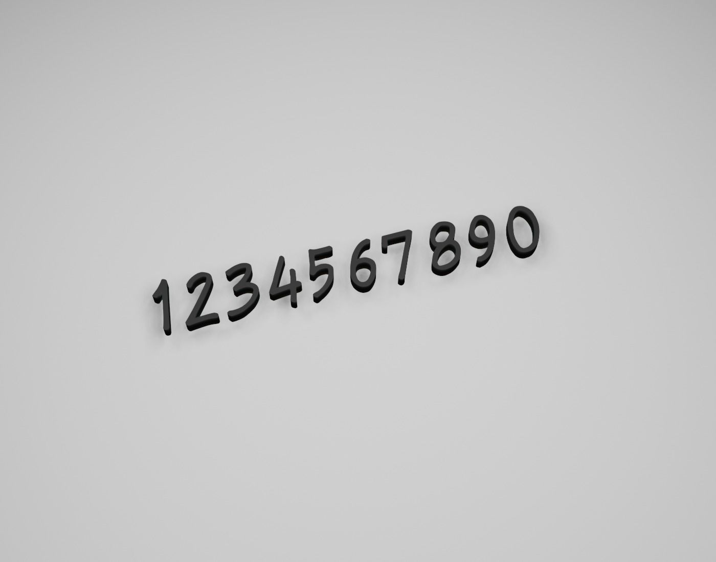 Ronysiswadi16 Text Font 3D Printing STL Collection 3D print model_2