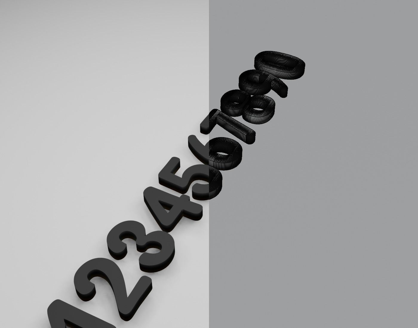 PartyConfettiRegular Text Font 3D Printing STL Collection 3D print model_12