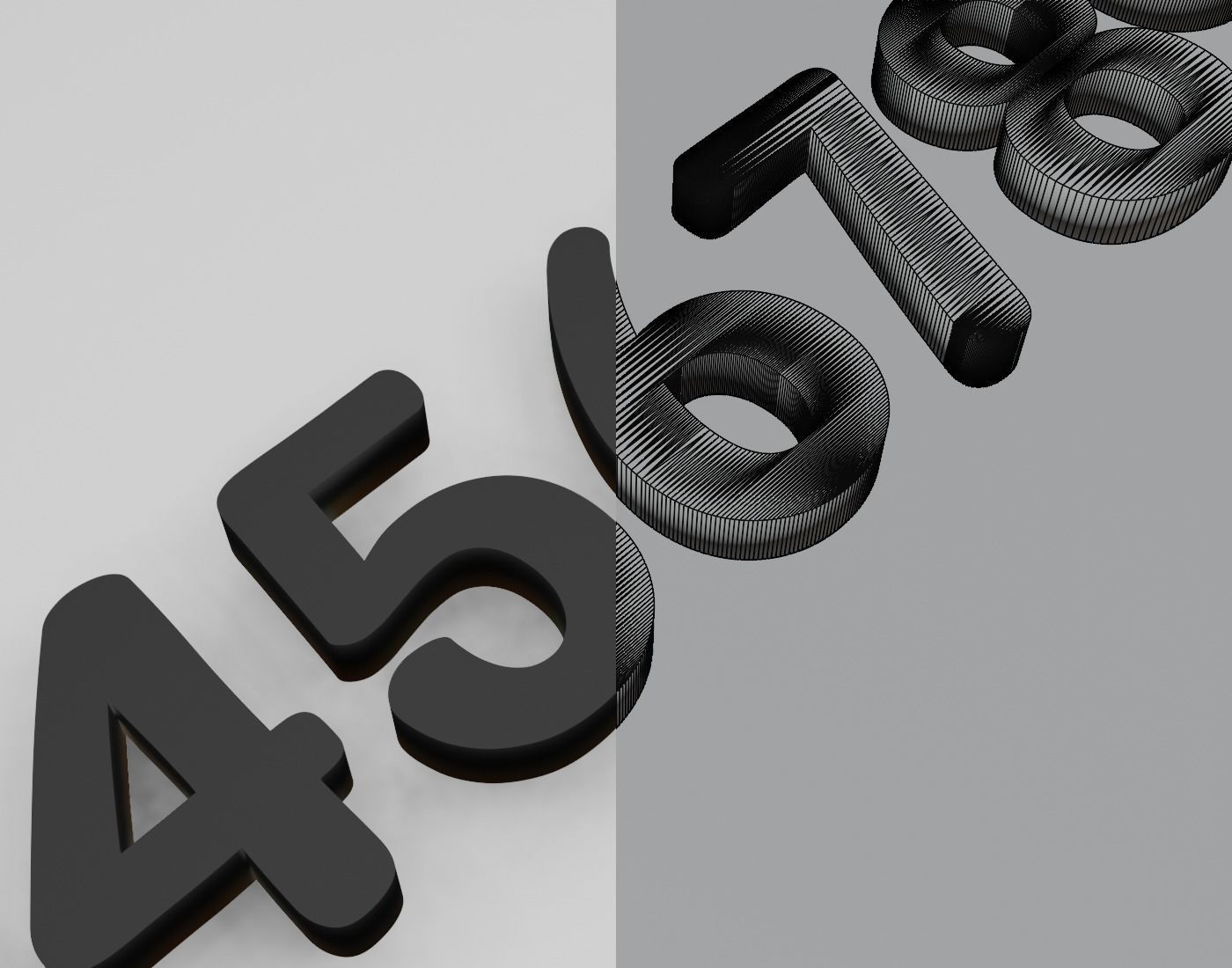 PartyConfettiRegular Text Font 3D Printing STL Collection 3D print model_4