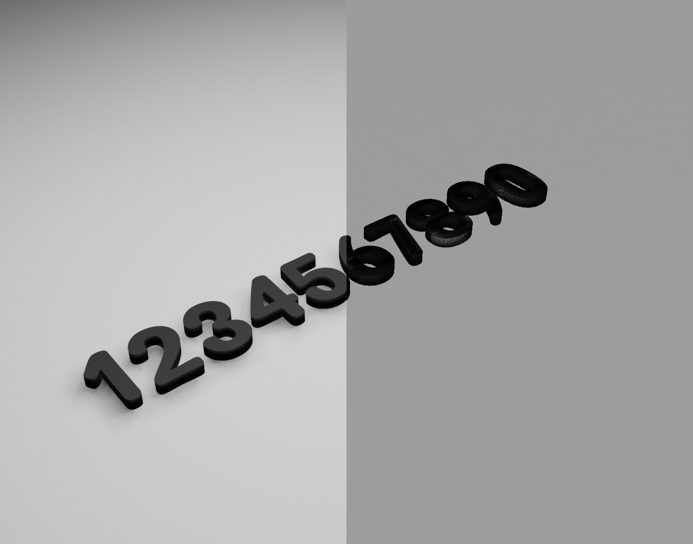 PartyConfettiRegular Text Font 3D Printing STL Collection 3D print model_13