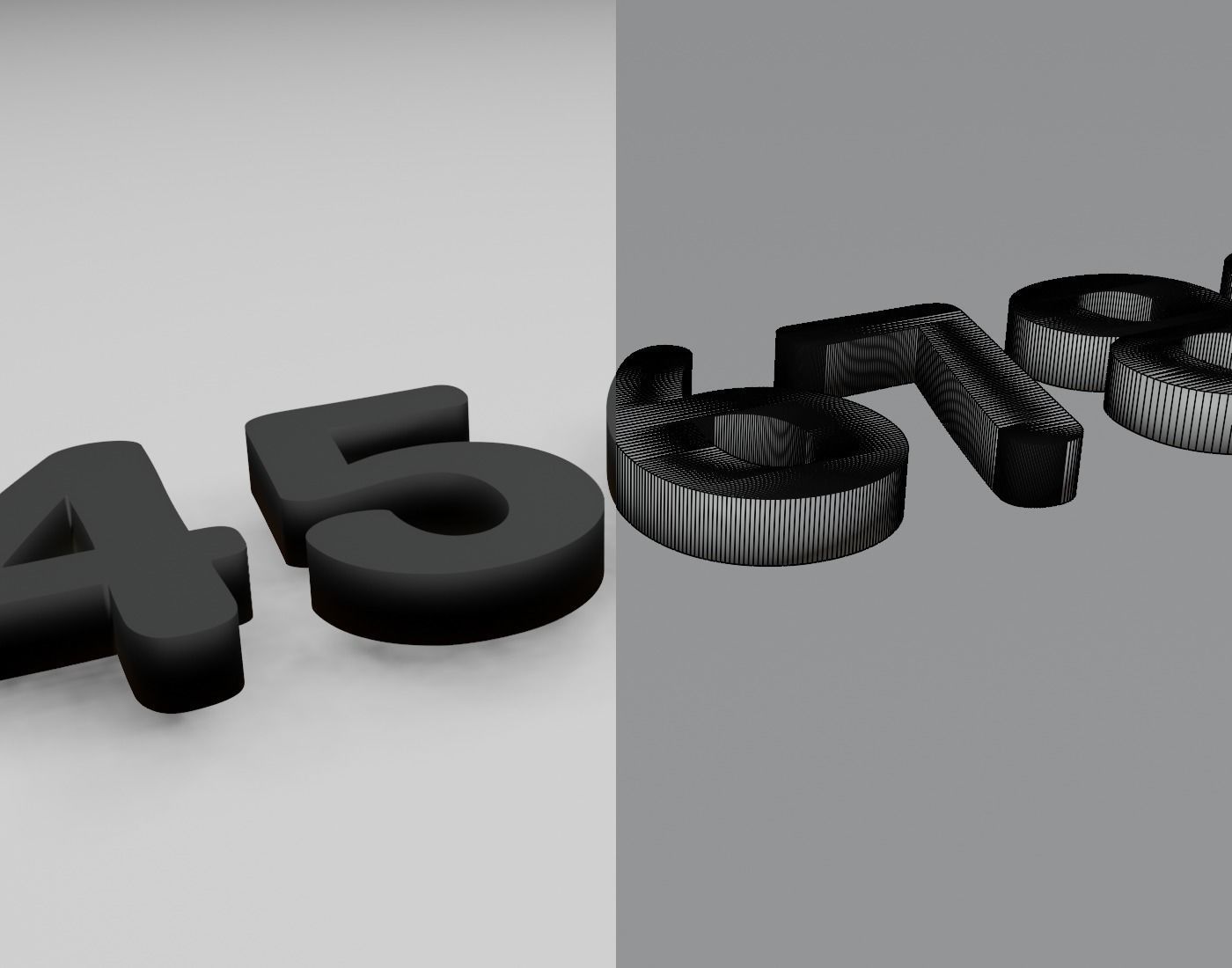 PartyConfettiRegular Text Font 3D Printing STL Collection 3D print model_6