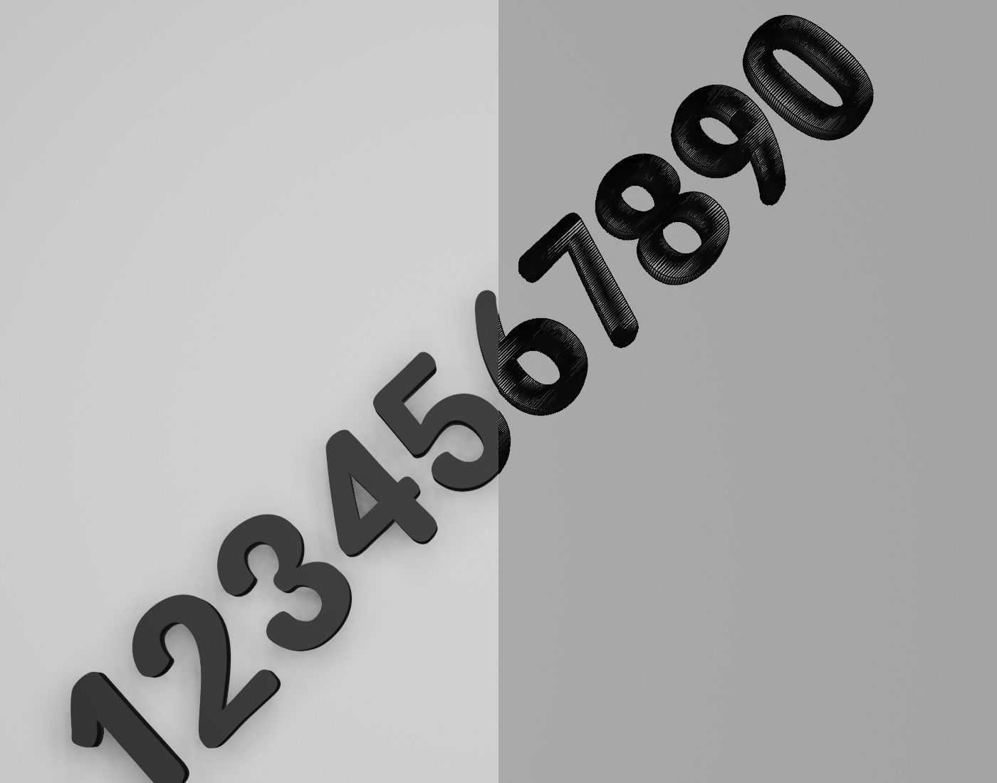 PartyConfettiRegular Text Font 3D Printing STL Collection 3D print model_5