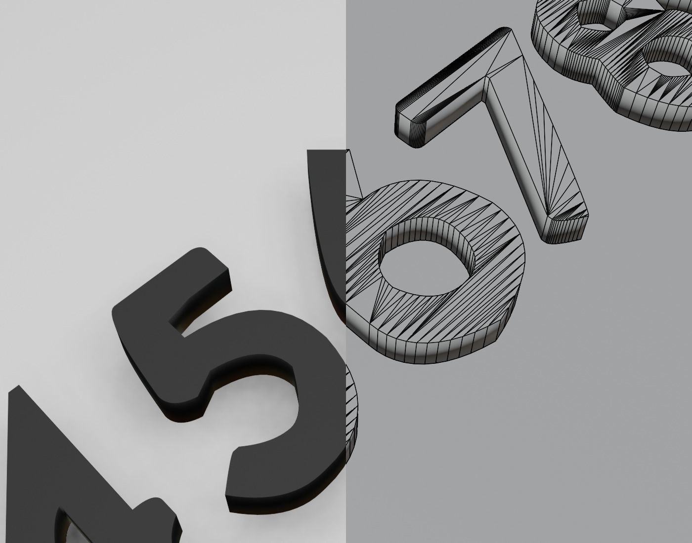 AliceYotsubaInc Text Font 3D Printing STL Collection 3D print model_4