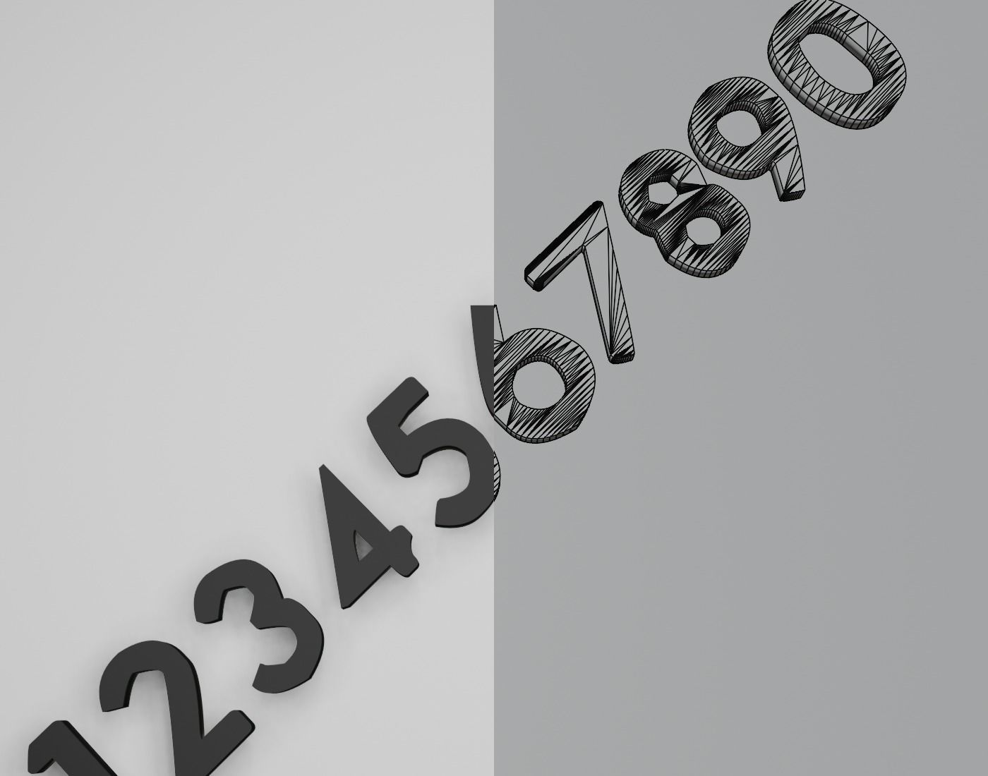 AliceYotsubaInc Text Font 3D Printing STL Collection 3D print model_5